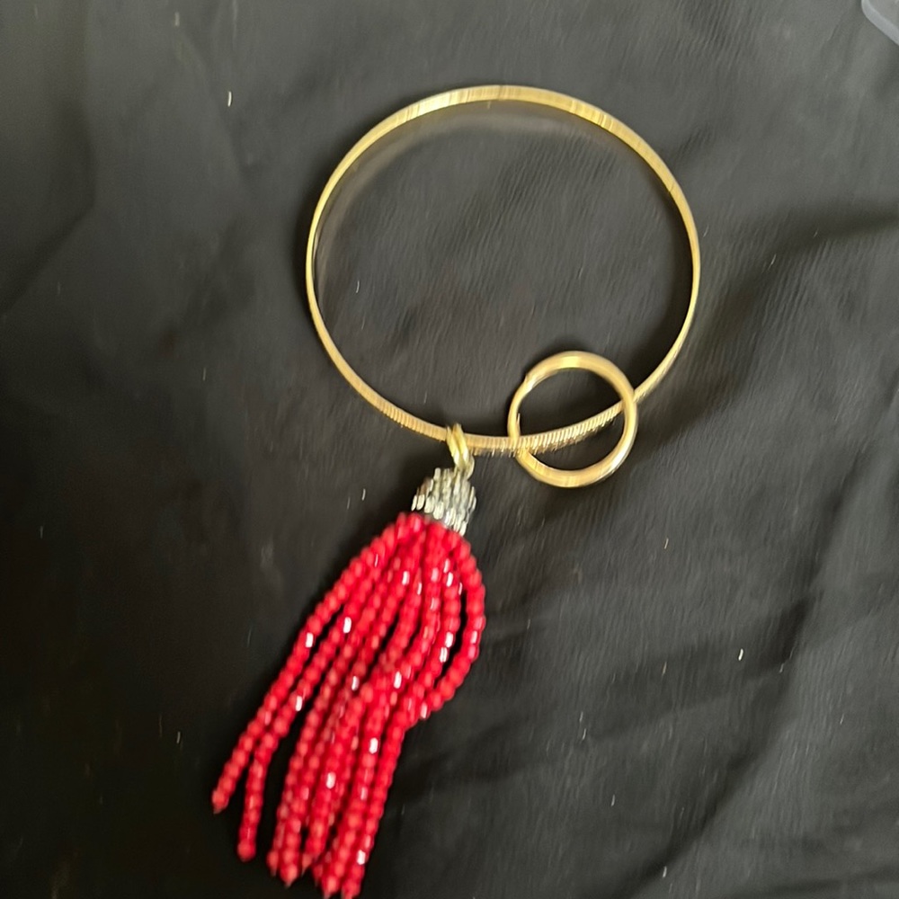 Beautiful handmade keychain bracelet